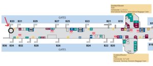 ATL Concourse B Map