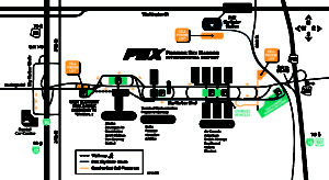 PHX Airport Map