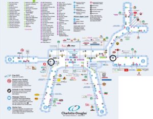 CLT Airport Map