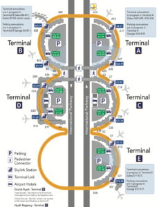 DFW airport map