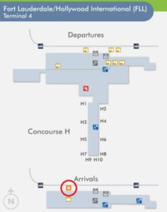 FLL Terminal 4 Map