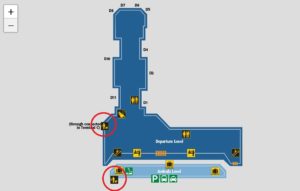 LGA Terminal D Map