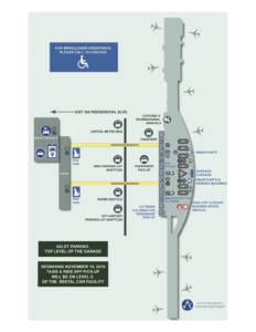 AUS airport map